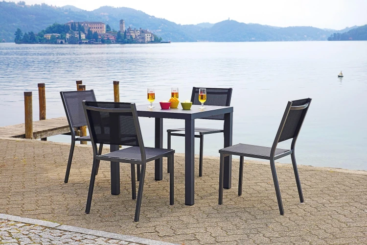 stół San Vincenzo, Greenwood, stół aluminiowy, stół outdoorowy, stół HoReCa, stół do restauracji