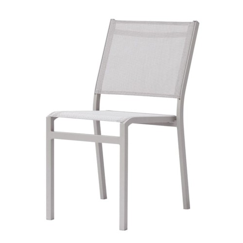 krzesło Pola, krzesło aluminiowe, krzesło sztaplowane, krzesło outdoorowe, krzesło na taras, meble ogrodowe