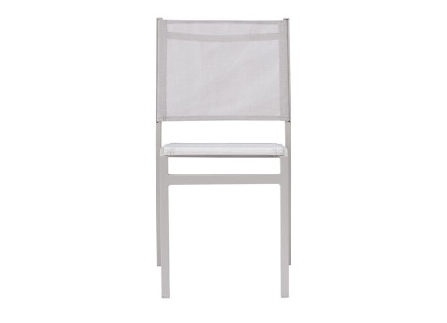 krzesło Pola, krzesło aluminiowe, krzesło sztaplowane, krzesło outdoorowe, krzesło na taras, meble ogrodowe