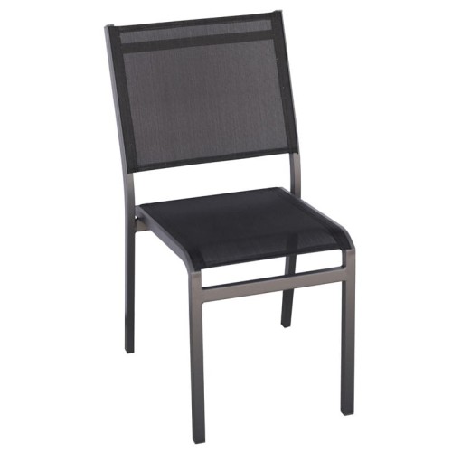 krzesło Pola, krzesło aluminiowe, krzesło sztaplowane, krzesło outdoorowe, krzesło na taras, meble ogrodowe