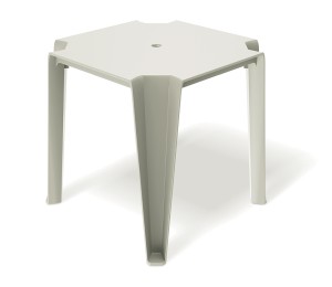 Stół Lottie 77,5 cm piaskowy - Ferne