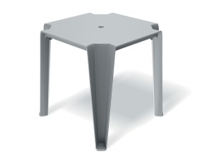 Stół Lottie 77,5 cm szary - Ferne