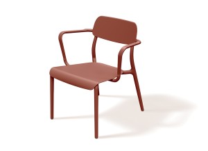 Fotel Rimo ceglasty - Ferne