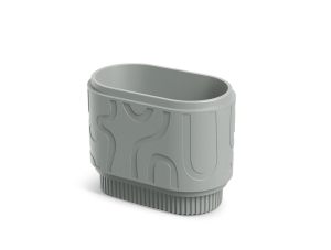 Donica Folka Round Case 46 cm szary - Ethick