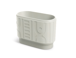 Donica Folka Round Case 56 cm piaskowy - Ethick