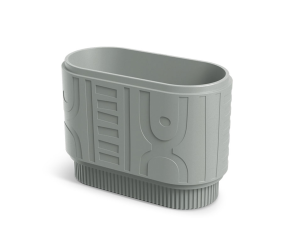 Donica Folka Round Case 56 cm szary - Ethick