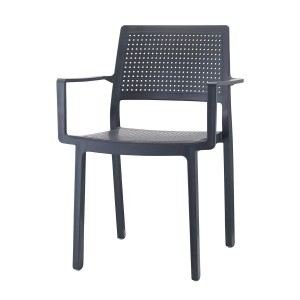 Krzesło Emi z podłokietnikami Scab Design - antracyt