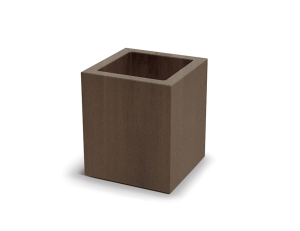 Donica Geneca Square 38 cm brązowy - Ethick