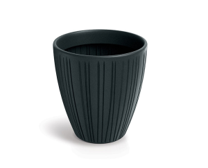 Donica Fero Round 42 cm czarny - Ethick