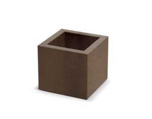 Donica Cubla 26 cm brązowy - Ethick