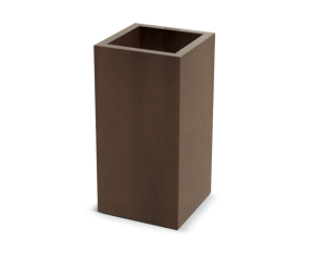 Donica Cubla Square High 58 cm brązowy - Ethick