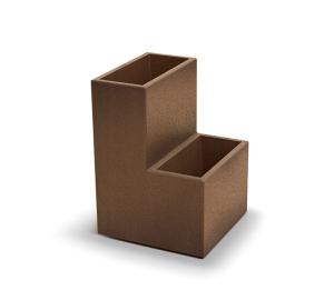 Donica Cubla Dua 53 cm rdzawy - Ethick