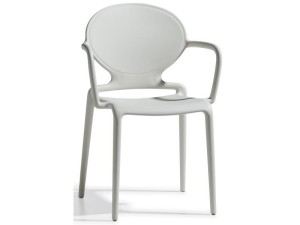 Krzesło Gio z podłokietnikami Scab Design - lniany