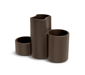 Donica Tubla Tria 56 cm brązowy - Ethick