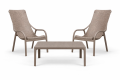zestaw Net, fotel Net Lounge, stolik kawowy Net, meble Nardi, meble ogrodowe, meble tarasowe
