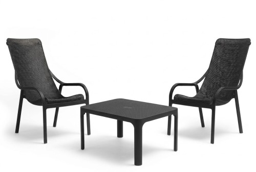 zestaw Net, fotel Net Lounge, stolik kawowy Net, meble Nardi, meble ogrodowe, meble tarasowe