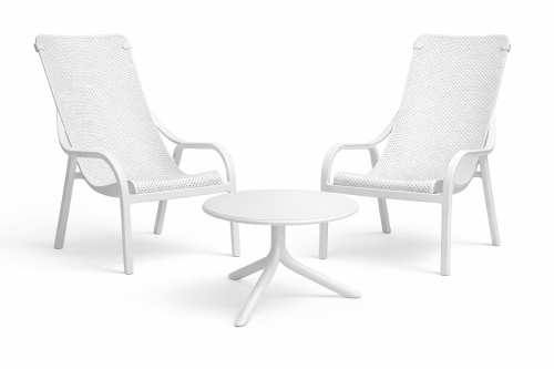 zestaw Net, fotel Net Lounge, stolik kawowy Spritz, meble Nardi, meble ogrodowe, meble tarasowe