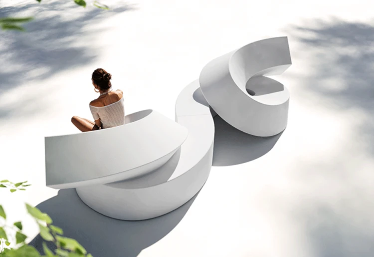 moduł Twist, ławka Twist, fotel Twist, meble Plust, meble outdoorowe, meble z tworzywa, włoski design