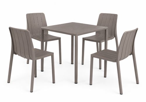 stół Piave, Nardi, stół ogrodowy, stół na taras, stół z laminatu, stół aluminiowy, stół odporny na warunki atmosferyczne, odporny na deszcz, odporny na pleśń, odporny na UV, nowoczesny stół, włoski design