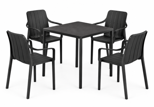 stół Piave, Nardi, stół ogrodowy, stół na taras, stół z laminatu, stół aluminiowy, stół odporny na warunki atmosferyczne, odporny na deszcz, odporny na pleśń, odporny na UV, nowoczesny stół, włoski design