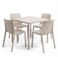 stół Piave, Nardi, stół ogrodowy, stół na taras, stół z laminatu, stół aluminiowy, stół odporny na warunki atmosferyczne, odporny na deszcz, odporny na pleśń, odporny na UV, nowoczesny stół, włoski design