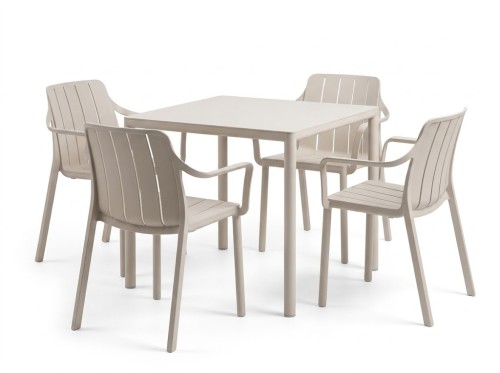 stół Piave, Nardi, stół ogrodowy, stół na taras, stół z laminatu, stół aluminiowy, stół odporny na warunki atmosferyczne, odporny na deszcz, odporny na pleśń, odporny na UV, nowoczesny stół, włoski design