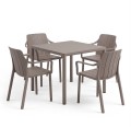 stół Piave, Nardi, stół ogrodowy, stół na taras, stół z laminatu, stół aluminiowy, stół odporny na warunki atmosferyczne, odporny na deszcz, odporny na pleśń, odporny na UV, nowoczesny stół, włoski design