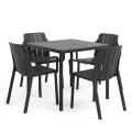 stół Piave, Nardi, stół ogrodowy, stół na taras, stół z laminatu, stół aluminiowy, stół odporny na warunki atmosferyczne, odporny na deszcz, odporny na pleśń, odporny na UV, nowoczesny stół, włoski design