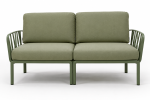 Sofa modułowa Komodo 2 zielony stelaż - Nardi