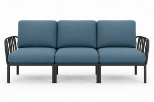 Sofa modułowa Komodo 3 antracytowy stelaż - Nardi