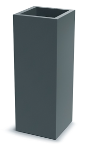 Donica Cubla Square Slim 78 cm szary - Ethick