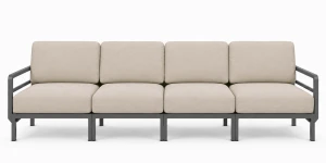 Sofa Maximo 4 stelaż kolor Basalto - Nardi