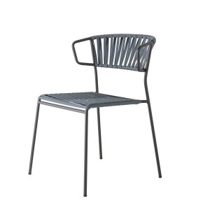 Krzesło Lisa Club z podłokietnikami Scab Design - białe 