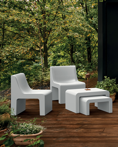 fotel Cone, fptel Ferne, fotel z tworzywa, fotel outdoorowy, fotel tarasowy