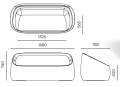 sofa Vessco, sofa Ferne, sofa z tworzywa, sofa outdoorowa, sofa tarasowa