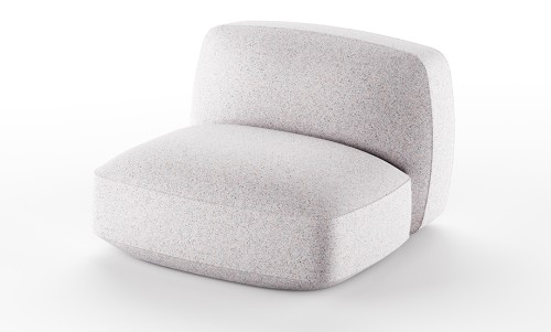 moduł serii Softer, moduł z tworzywa, sofa outdoorowa, sofa tarasowa, sofa ogrodowa, meble ogrodowe, meble Plust, meble włoskie