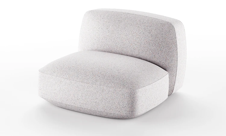 moduł serii Softer, moduł z tworzywa, sofa outdoorowa, sofa tarasowa, sofa ogrodowa, meble ogrodowe, meble Plust, meble włoskie