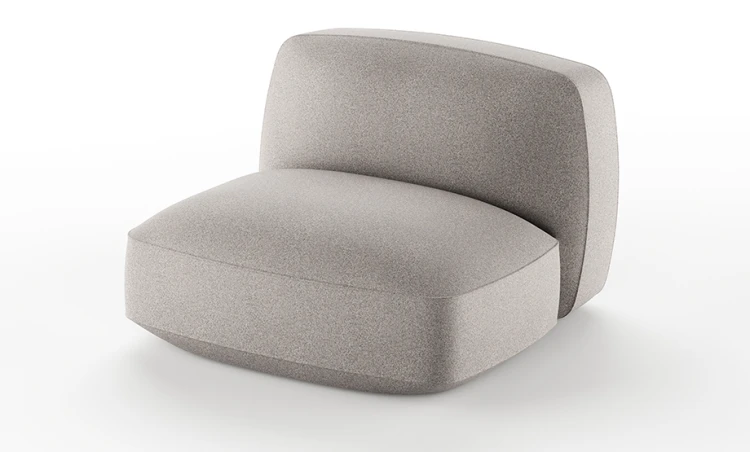 moduł serii Softer, moduł z tworzywa, sofa outdoorowa, sofa tarasowa, sofa ogrodowa, meble ogrodowe, meble Plust, meble włoskie