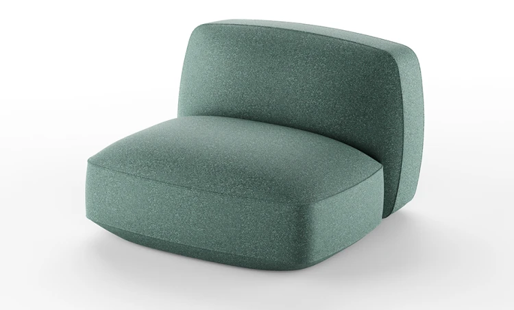 moduł serii Softer, moduł z tworzywa, sofa outdoorowa, sofa tarasowa, sofa ogrodowa, meble ogrodowe, meble Plust, meble włoskie