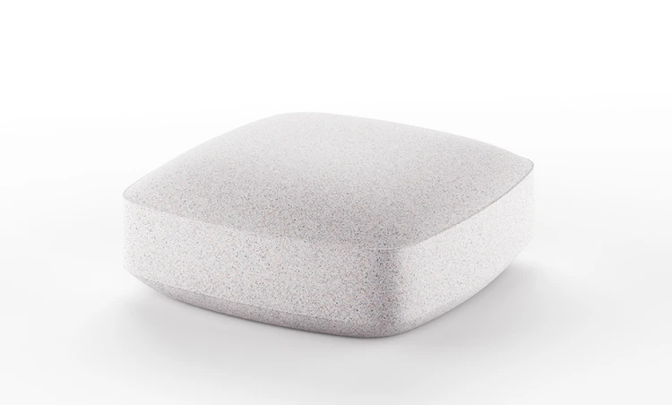 pufa Softer, moduł z tworzywa, pufa outdoorowa, pufa tarasowa, pufa ogrodowa, meble ogrodowe, meble Plust, meble włoskie
