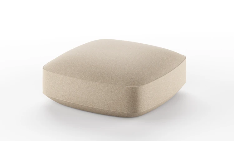pufa Softer, moduł z tworzywa, pufa outdoorowa, pufa tarasowa, pufa ogrodowa, meble ogrodowe, meble Plust, meble włoskie