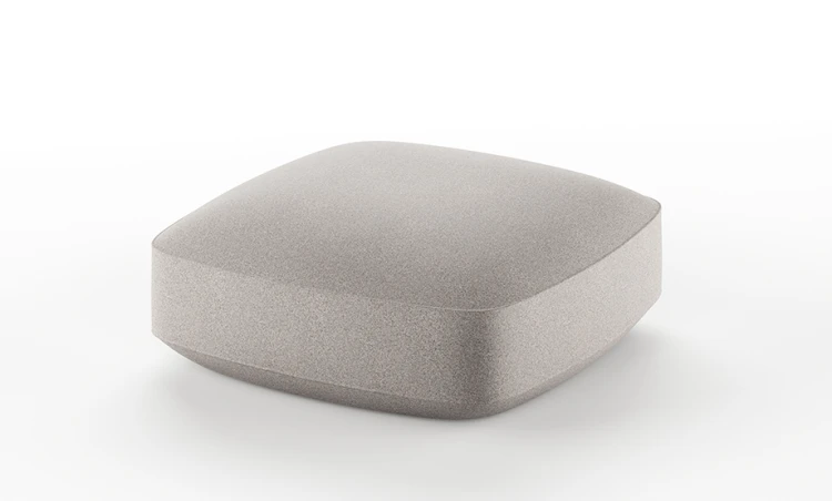 pufa Softer, moduł z tworzywa, pufa outdoorowa, pufa tarasowa, pufa ogrodowa, meble ogrodowe, meble Plust, meble włoskie