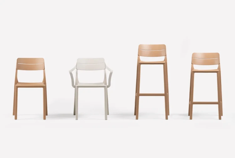 hoker Cassia, hoker Nardi, hoker outdoorowy, hoker na taras, hoker do restauracji, hoker do kawiarni, hoker odporny na warunki atmosferyczne, włoski design