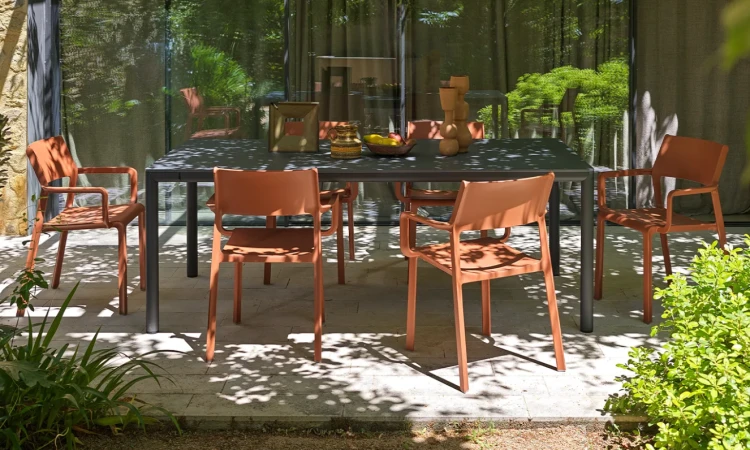 stół Tevere, stół Nardi, stół rozkładany, stół outdoorowy, stół na taras, włoski design