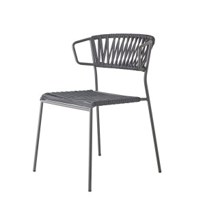 Krzesło Lisa Filo z podłokietnikami Scab Design - czarne