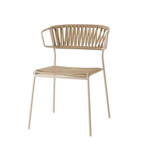 Krzesło Lisa Filo z podłokietnikami Scab Design - beżowe