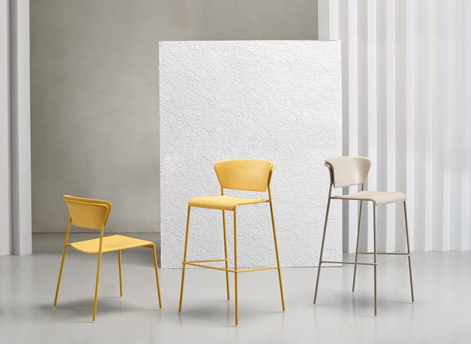 Hoker Lisa h 75 Technopolymer Scab Design beżowy elegancja prostota pastele komfort wysoka jakość
