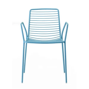Krzesło Summer z podłokietnikami Scab Design - niebieskie