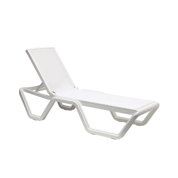Leżak Vela Scab Design biały elegancja nowoczesność minimalizm komfort wysoka jakość