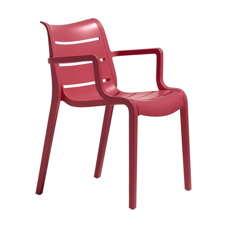 Krzesło Sunset z podłokietnikami Scab Design czerwone nowoczesność oryginalność elegancja komfort wysoka jakość